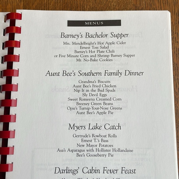 Aunt Bee's Mayberry Cookbook by Ken Beck and Jim Clark, Rutledge Press c1991 - Picture 7 of 13